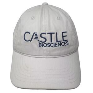 econscious Castle Biosciences Baseball Cap Beige Blue OS Slideback Cotton Hat